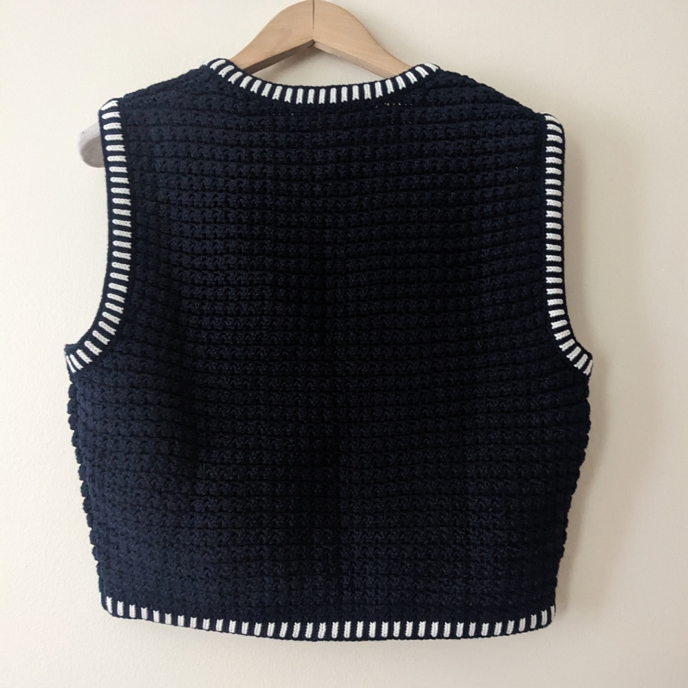 ba&Sh Gustave Sweater Vest/Cardigan NWOT - Picture 4 of 6